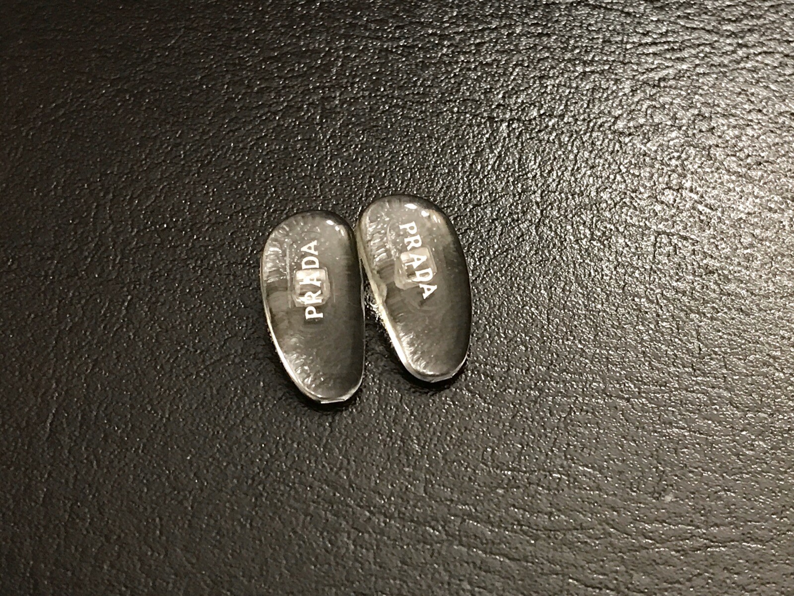 Replacement 15mm Nose Pads for PRADA Eyeglasses/Sunglasses W/ Screws Silver