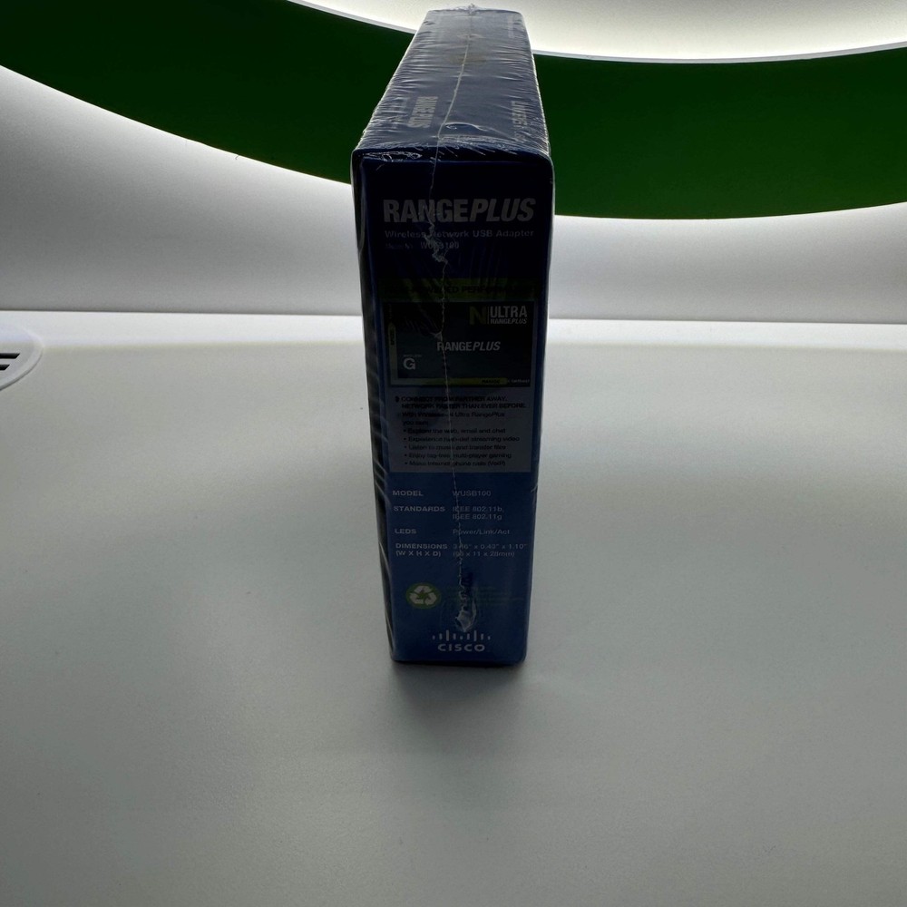 New Cisco Range Plus USB Network Adapter WUSB100