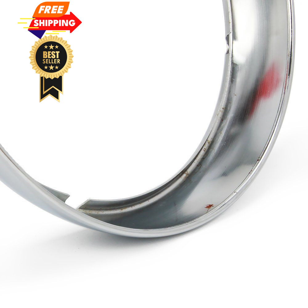 AnXin 7" Chrome Headlight Headlamp Trim Ring
