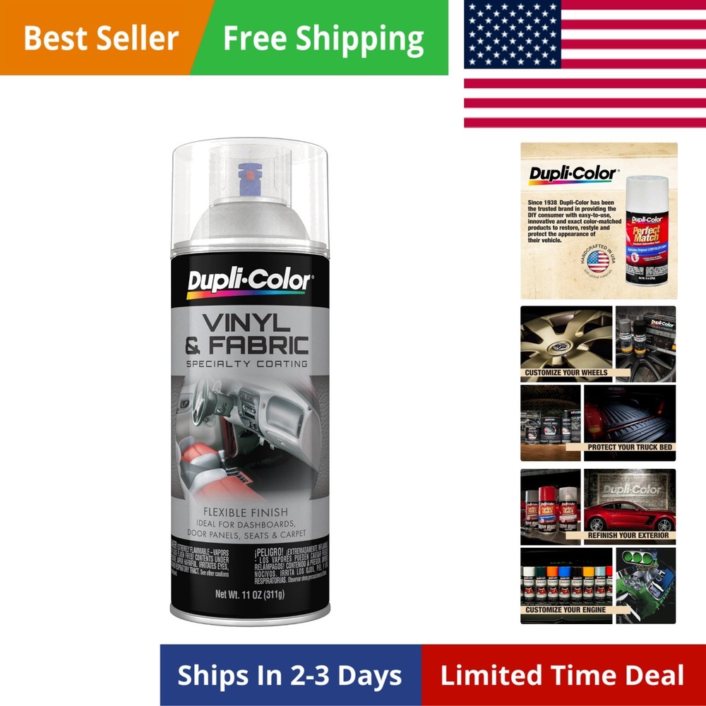 Vinyl & Fabric Spray, Clear, 11 oz
