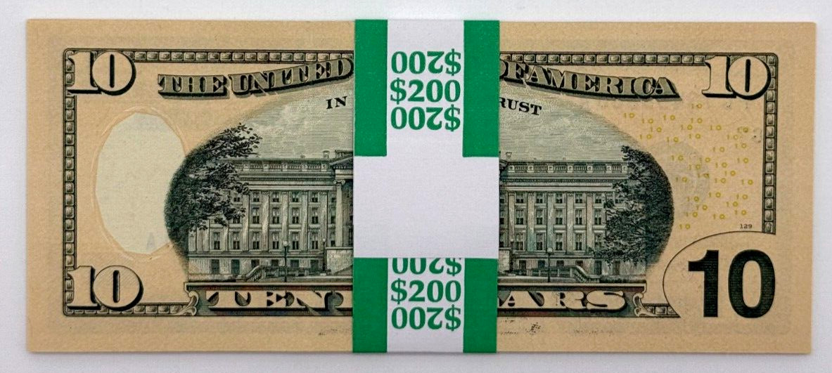 NEW Uncirculated TEN Dollar Bills SERIES 2017A $10 Sequential Notes Lot of 20