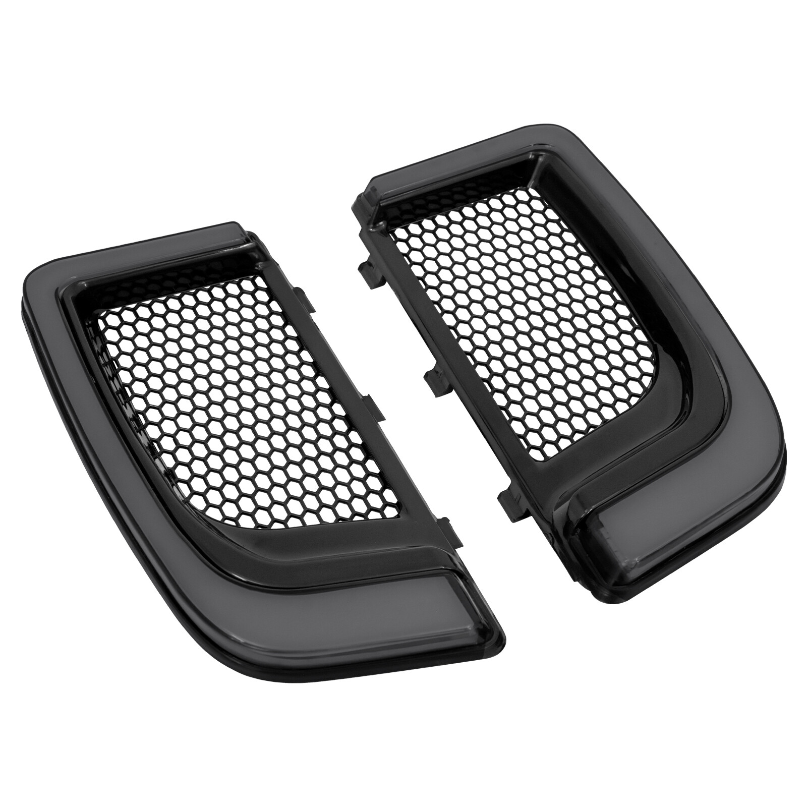 Fairing Lower Grills Turn Signal Runing LED Light For Harley Touring 2014-2022