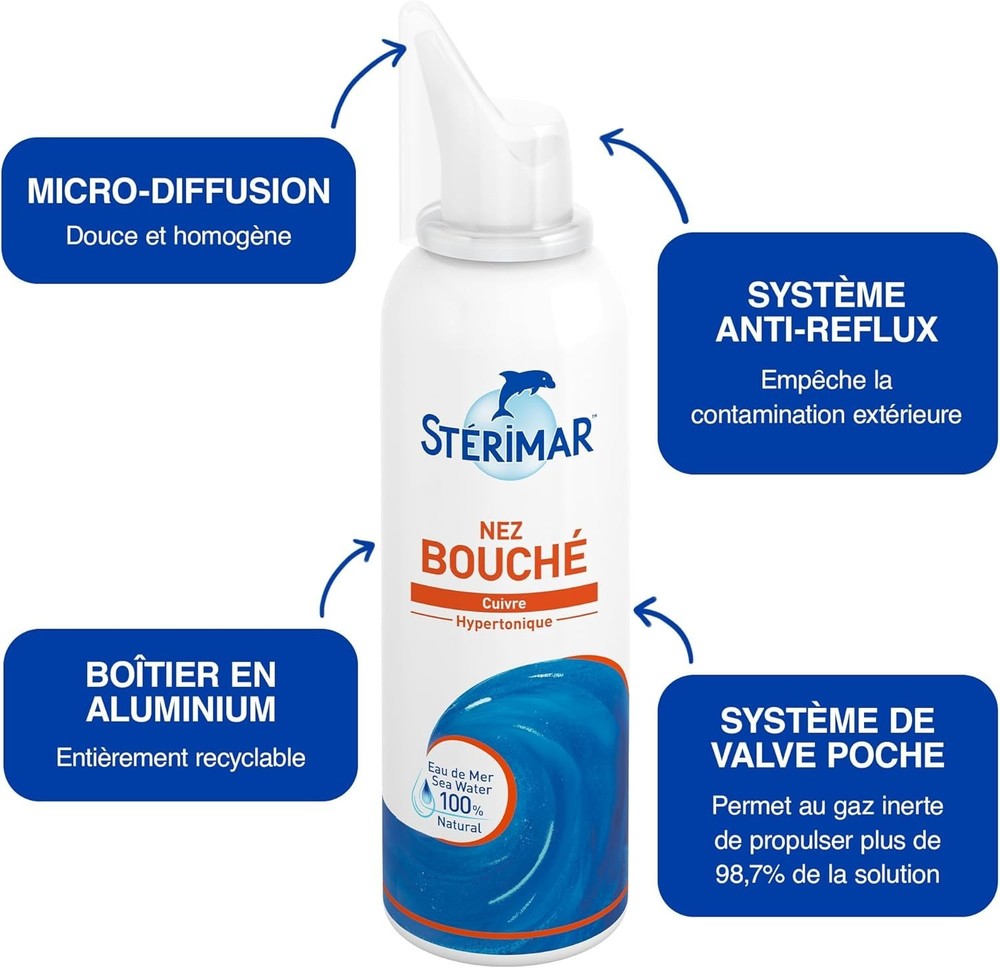 Sterimar Hypertonic Nasal Spray 100ml