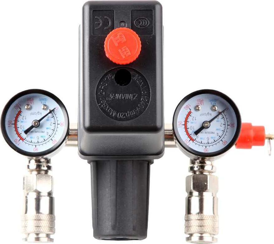 Air Compressor Pressure Control Switch with Valve Gauges Regulator