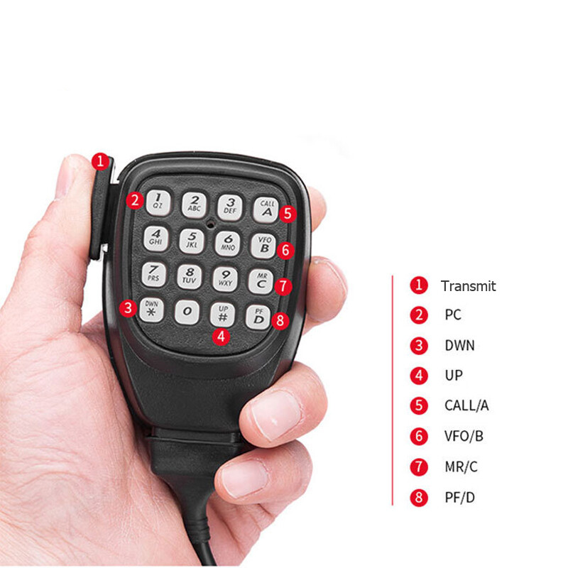 TM-281A FM Transceiver Mobile Radio Car Radio Station 136-174MHZ 10-50KM 65W New