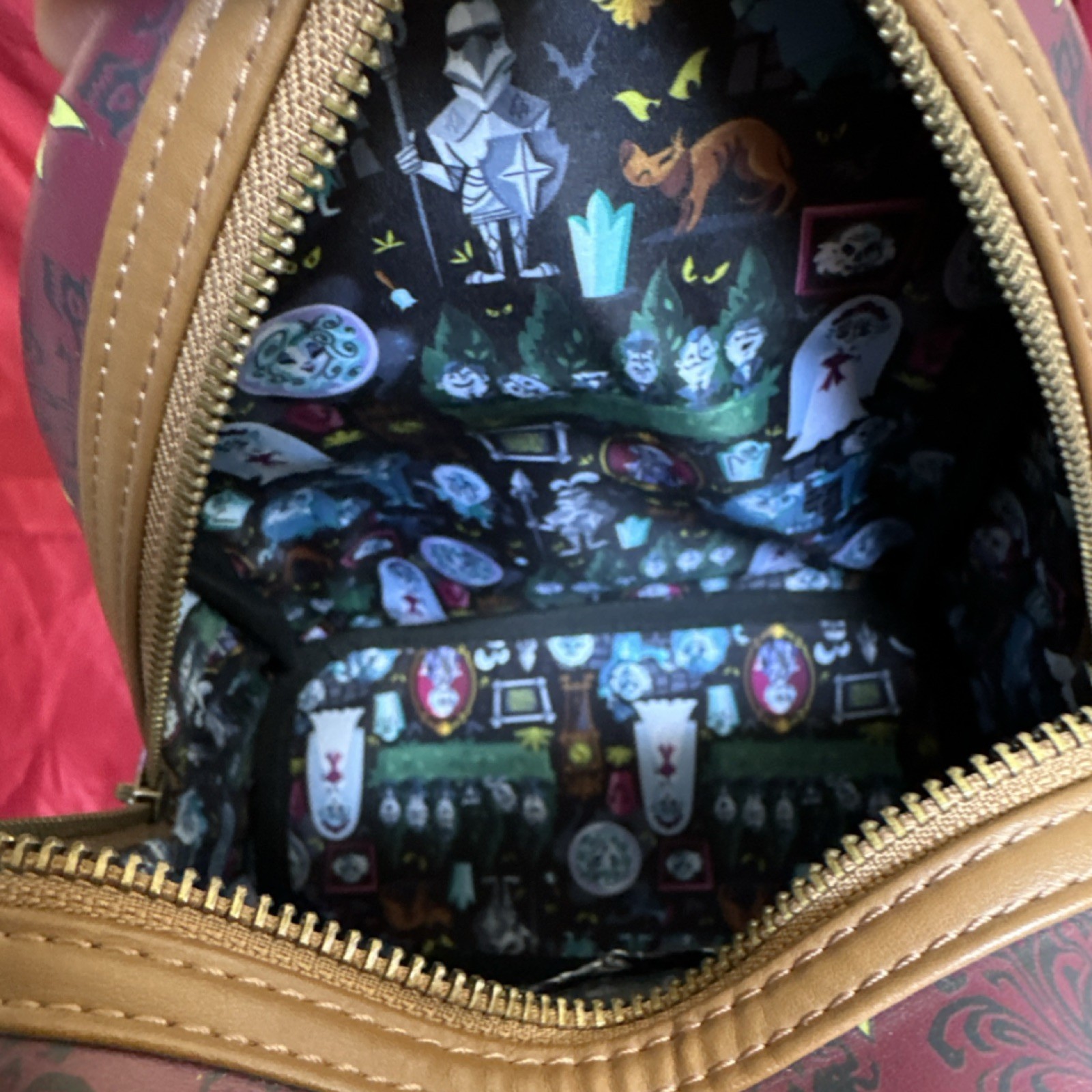 Loungefly Disney Haunted Mansion Mini Backpack and Wallet