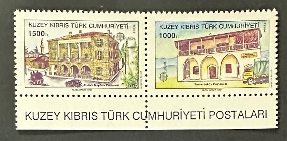 TURKISH  CYPRUS  269 - 270   Beautiful mint NEVER Hinged  MARGIN  Pair