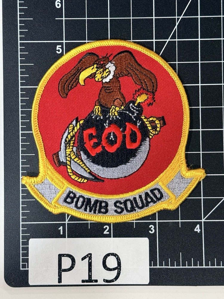 VTG Original USMC Explosive Ordnance Disposal (EOD) “Bomb Squad” Military Patch