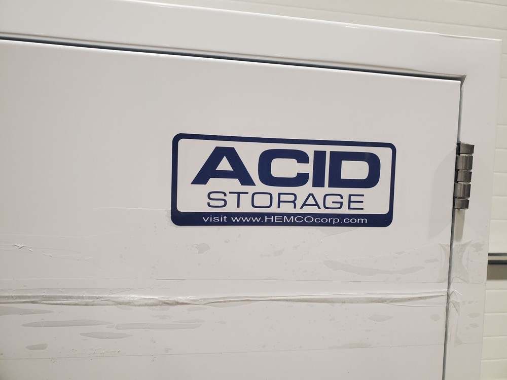 Hemco Laboratory Planning Solution Acid storage