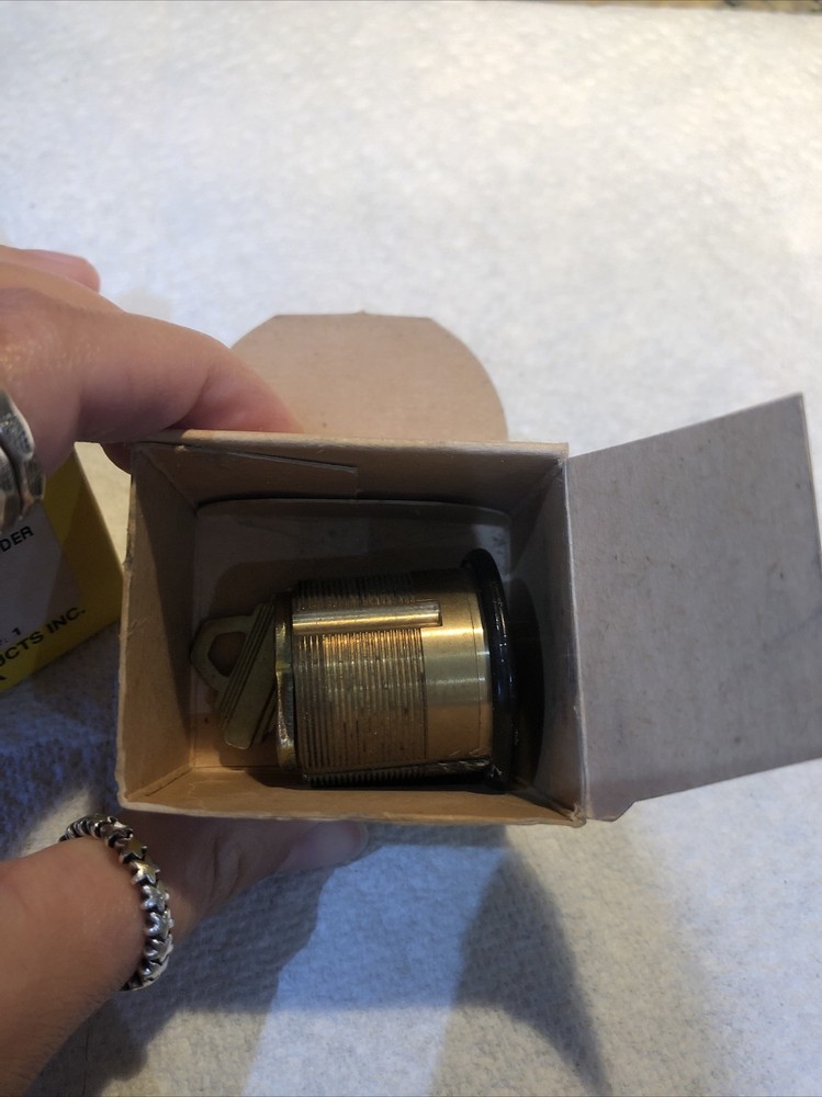 2 - EMTEK Brass Mortise Cylinder Locks