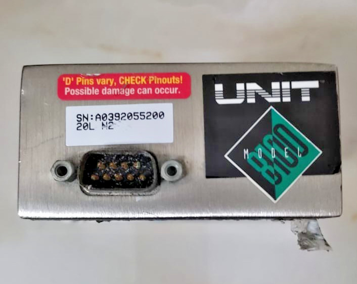 UNIT Instruments UFC-8100/20L N2 Mass Flow Controller 500 PSI Max.Cal#147605 MFC