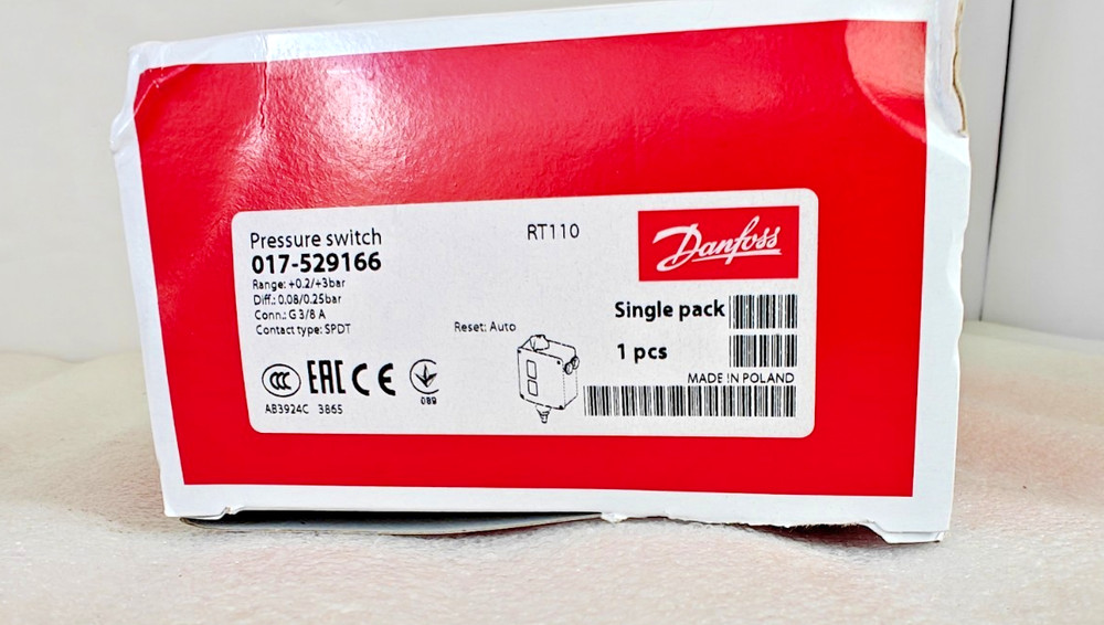 017-529166 Danfoss Pressure Switch RT110