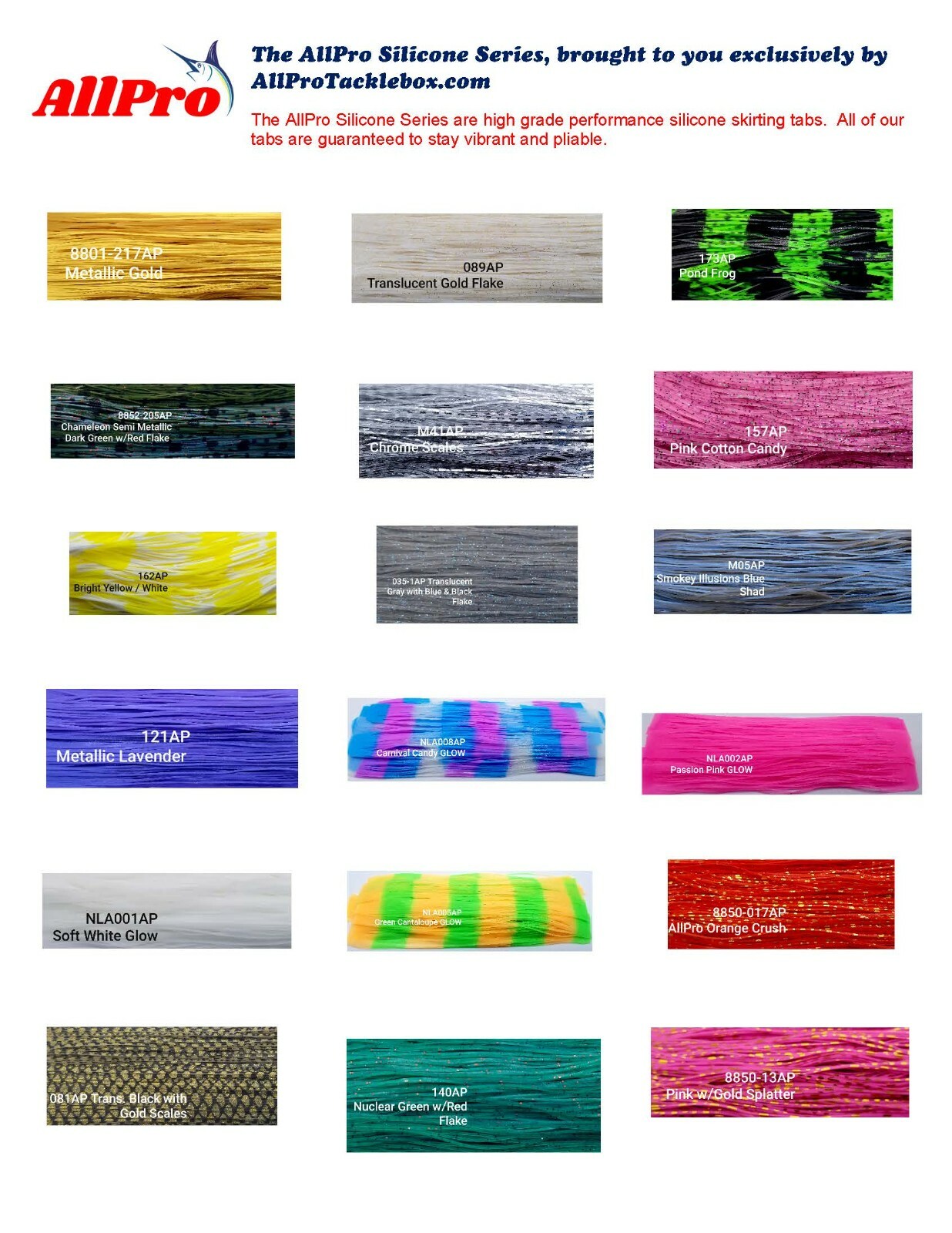 Silicone Skirt Tabs, Spinnerbait , Jig Skirt Tabs - Free Shipping over $16.00