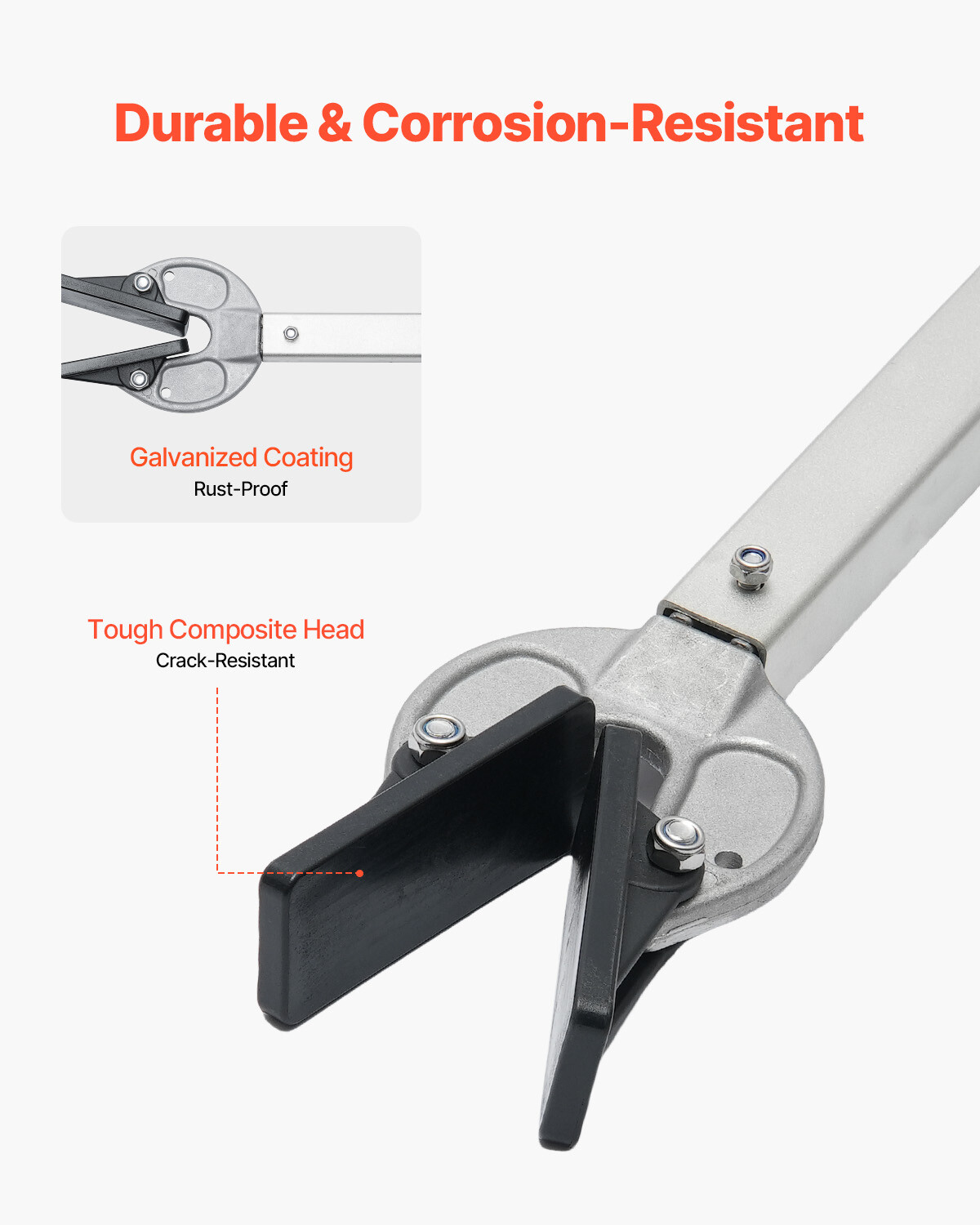 Adjustable Transom Saver 23-35 in Boat Transom Saver with Composite Head