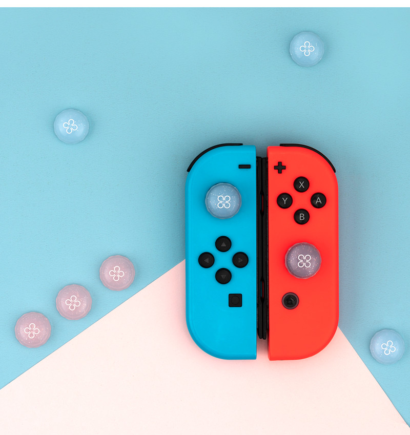 GeekShare Thumb Grip Caps for Nintendo Switch/OLED/Lite/PS4/PS5/Switch Pro-4PCS