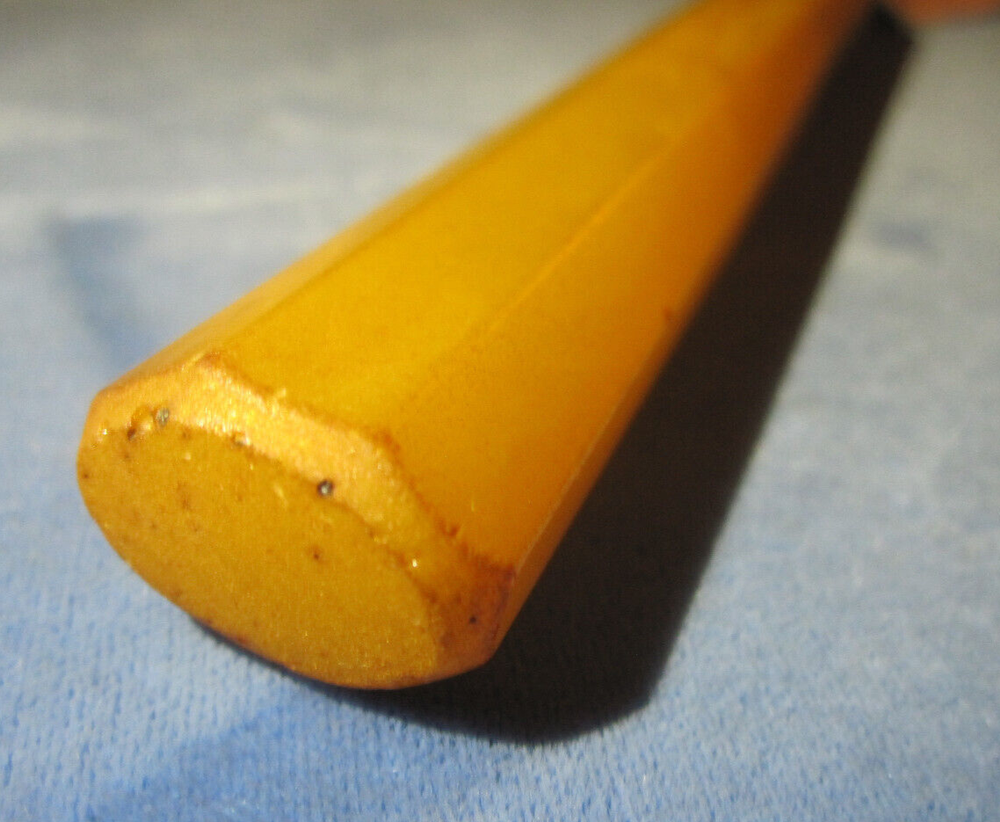 Vtg butterscotch Bakelite handled citrus zester bar tool