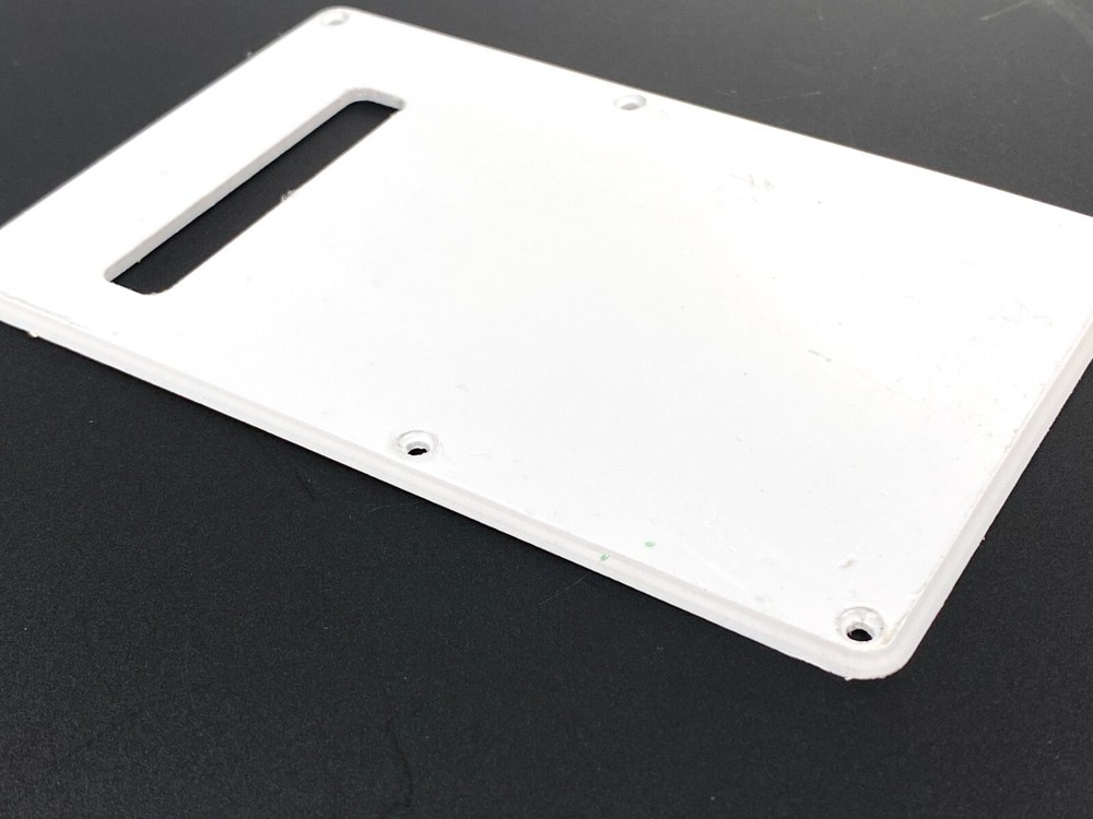 Fender Squier WHITE BACK PLATE Affinity Strat Stratocaster Electric Guitar