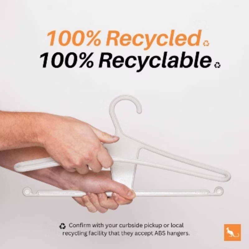 10ct Original Clothes Hangers - White