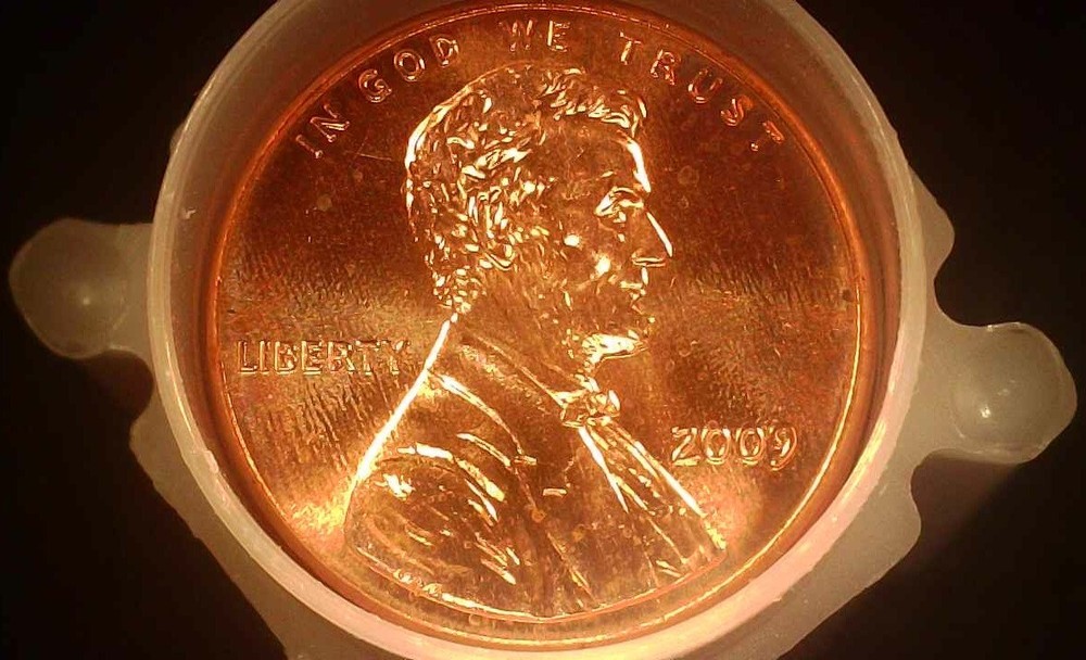 2009 P&D LINCOLN BICENTENNIAL CENT LP2 ROLLS FORMATIVE YEARS (UNCIRCULATED)