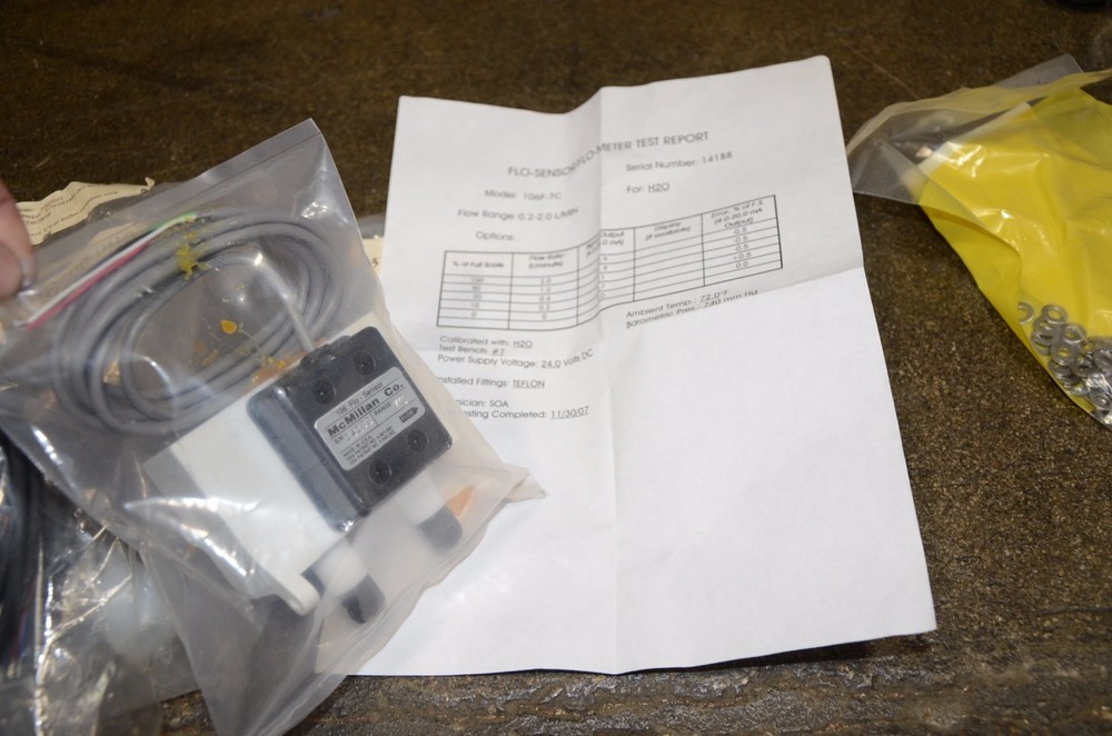 McMillian 106F-7C 106F PTFE Liquid Flow Sensor 106 Flo-Sensor