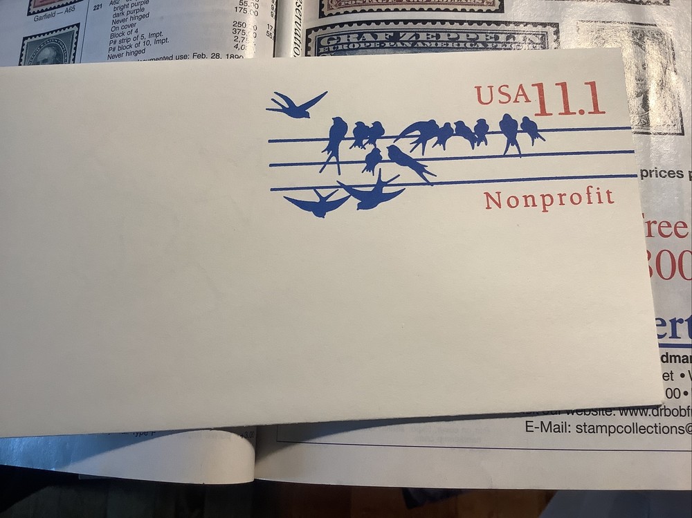 U620 U.S. envelope 11.1 cents mint