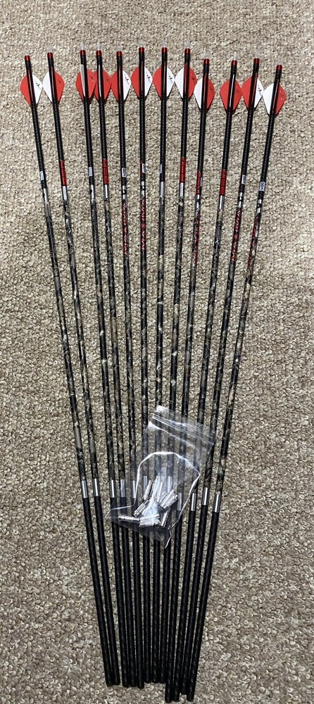 NEW CARBON EXPRESS MAXIMA RED CNTR BULK 400 12PK WITH INSERTS RED/WHITE