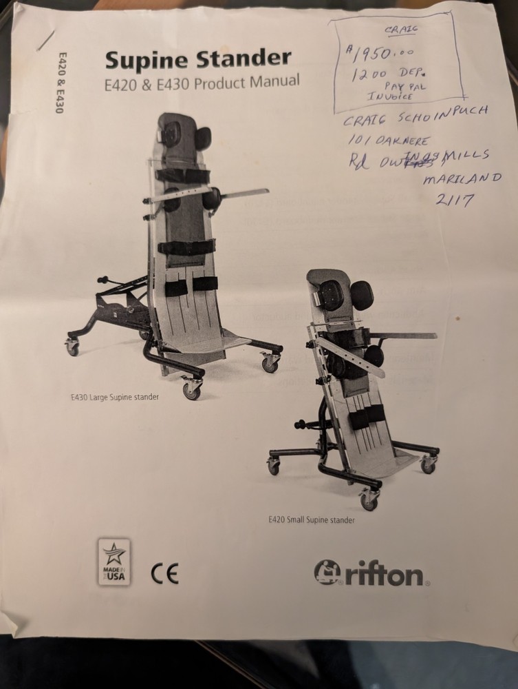 Rifton Supine Stander