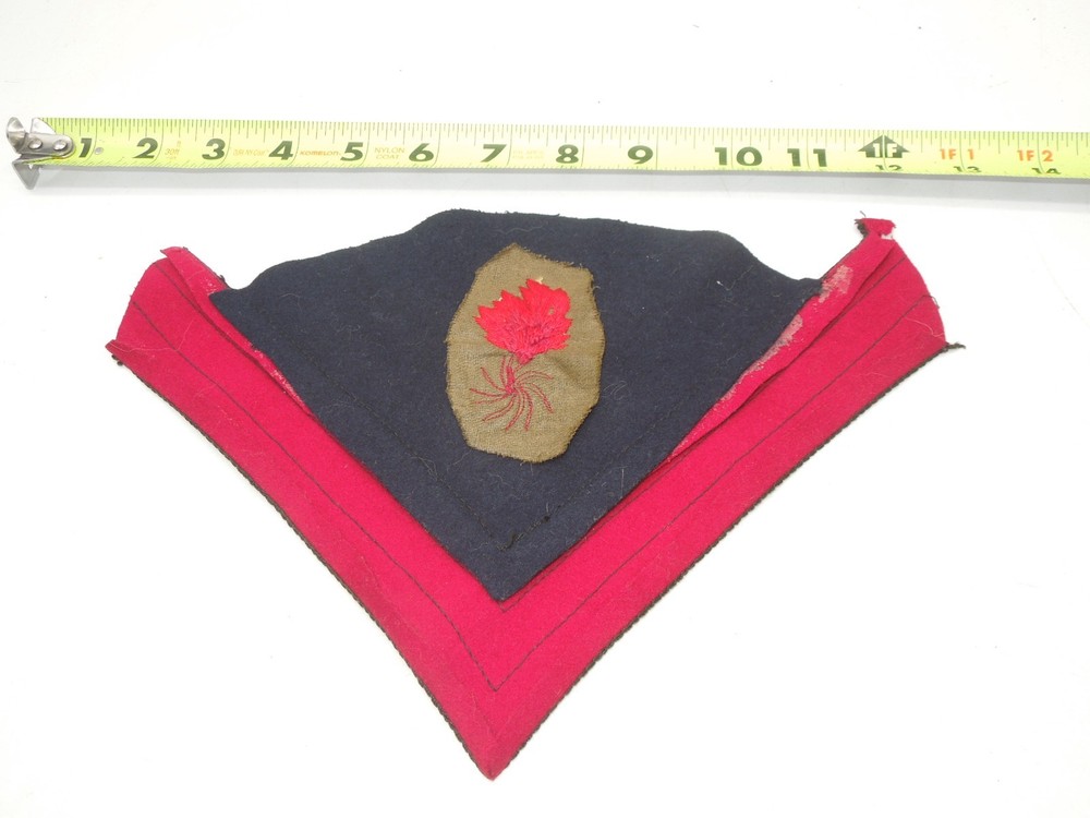 Original Pattern 1889 US Army Ordnance Sergeant Rank Chevron Patch DR10