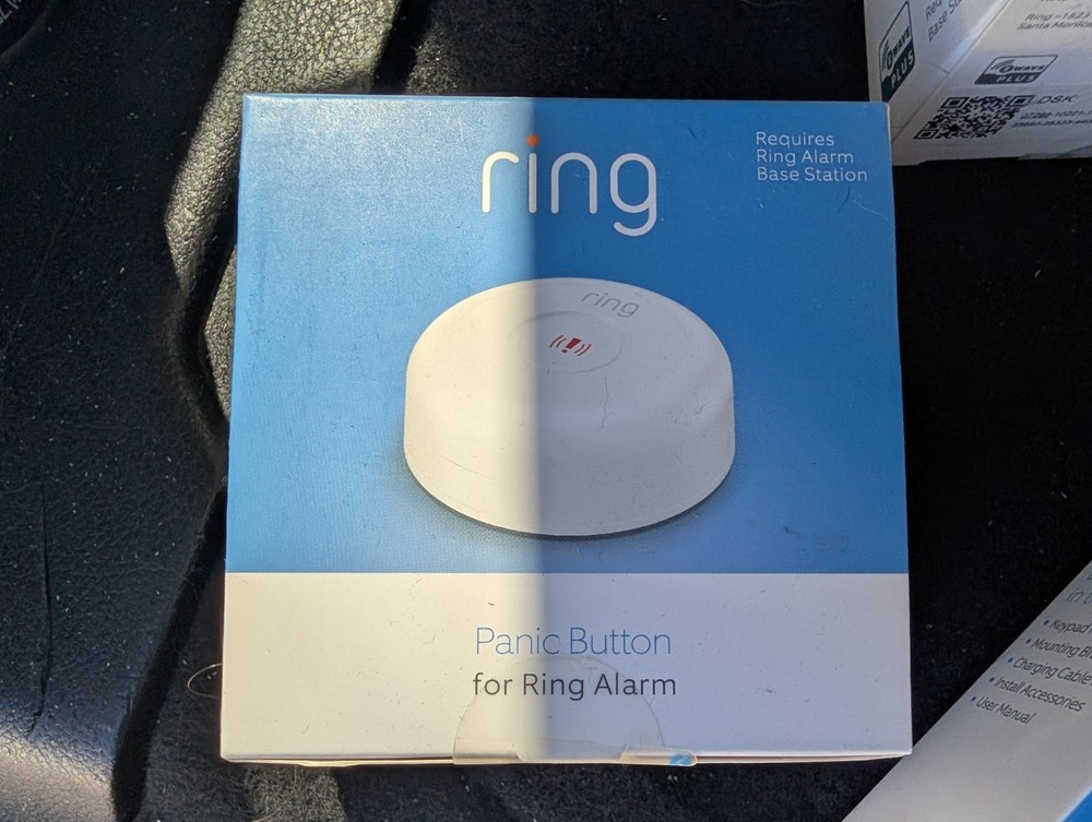 Ring Panic Button for Ring Alarm System White