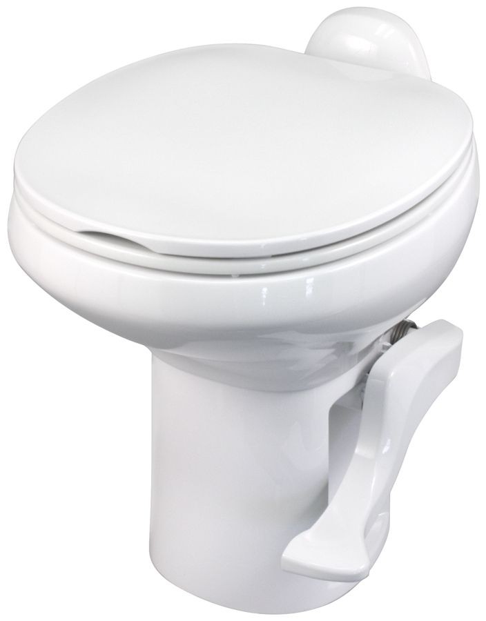 Thetford 42058 Full Bowl Flush RV Toilet, 17-1/2" Seat Height
