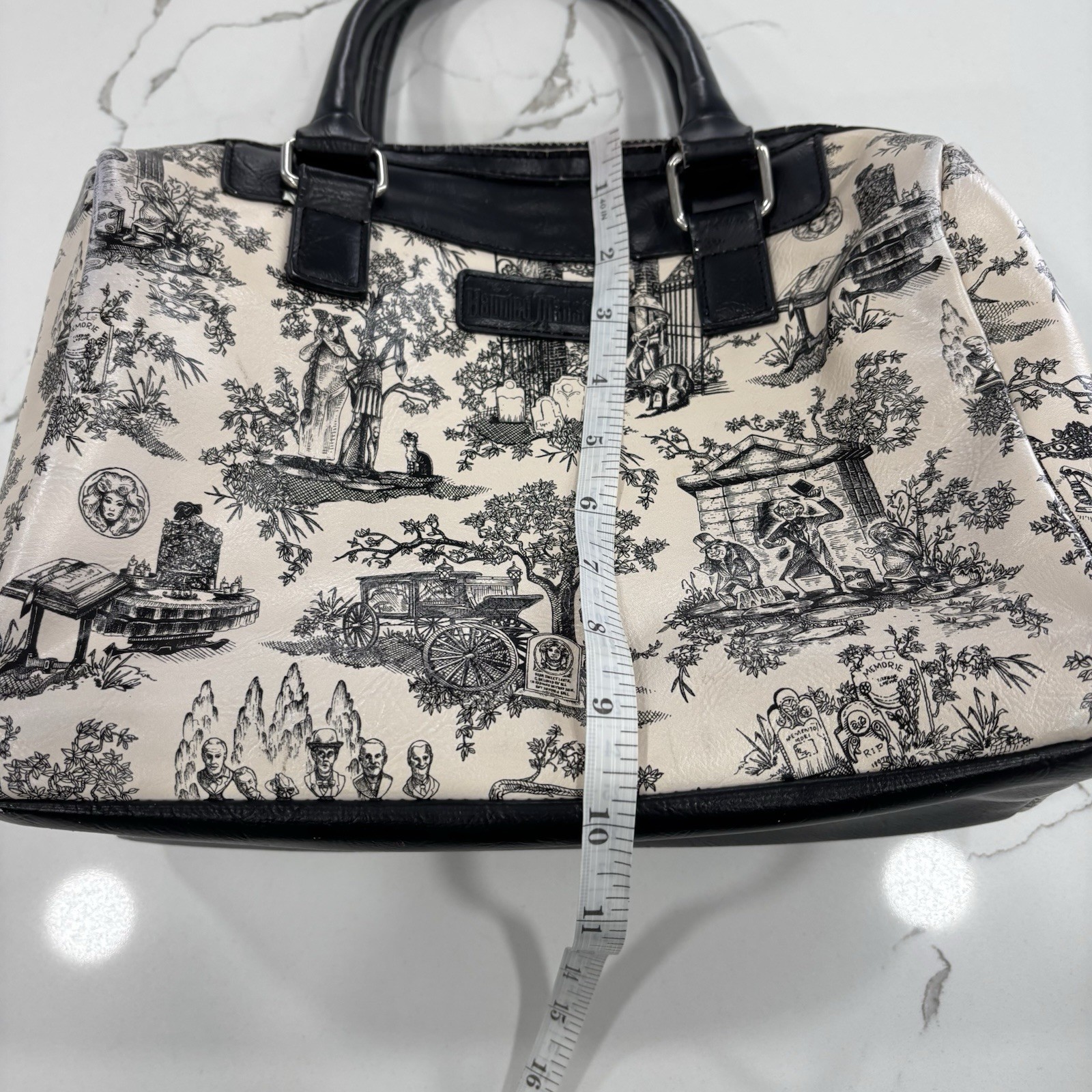 Haunted Mansion Faux Leather Hand Bag Purse Disney Parks Madame Leota Ghost