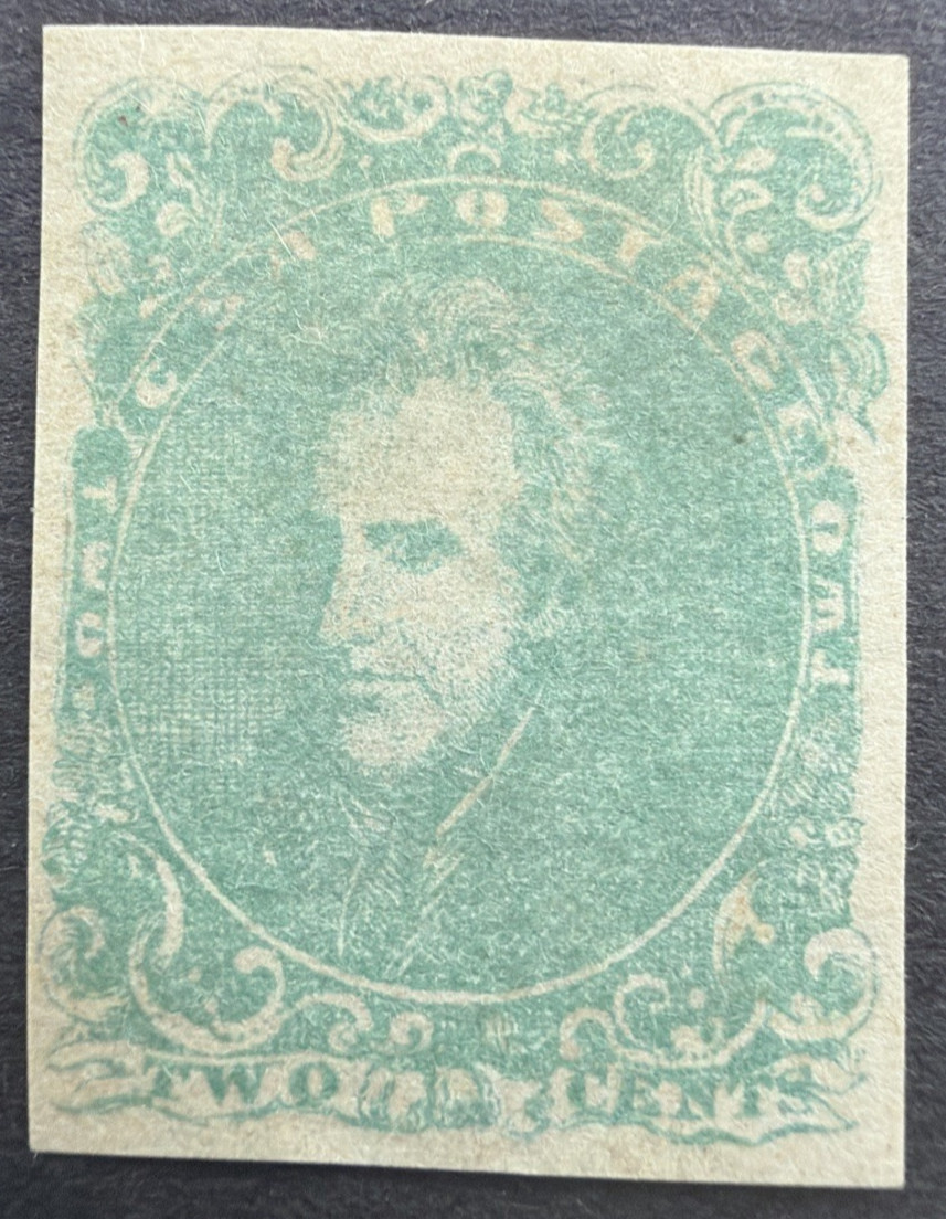 Confederate States CSA 1862 Sc# 3 Andrew Jackson Stamp 2c