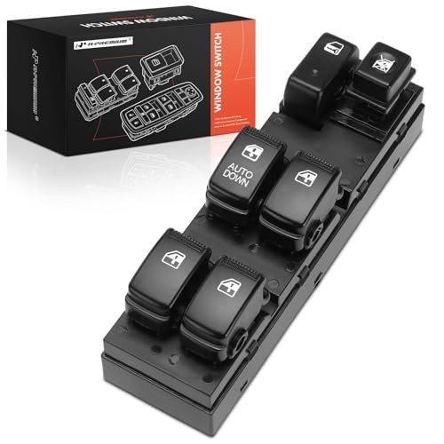 Master Power Window Switch Compatible with Kia Sportage 2005-2010, Front Left