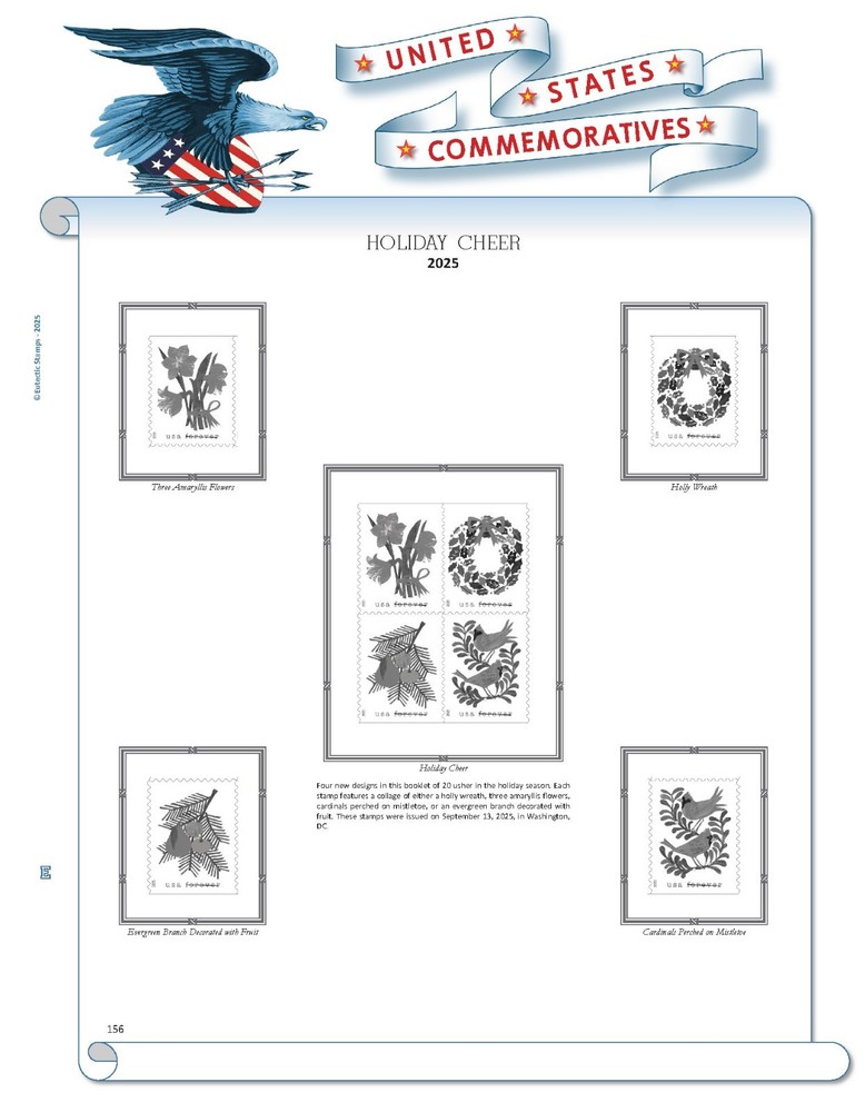 2025 U.S. Commemorative Singles COMPLETE Supplement (White Ace Alternative)