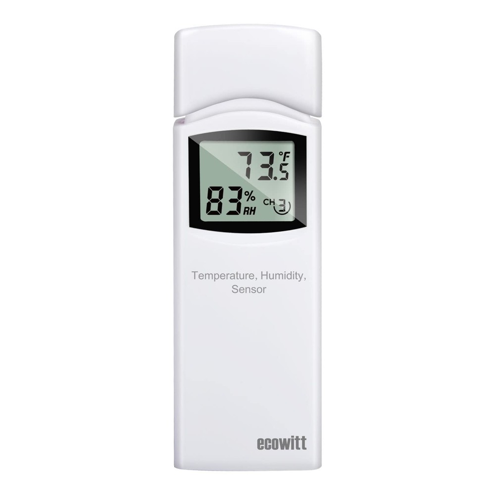 ECOWITT WN31 Wireless Multi-Channels Thermometer and Hygrometer Sensor, Tempe...