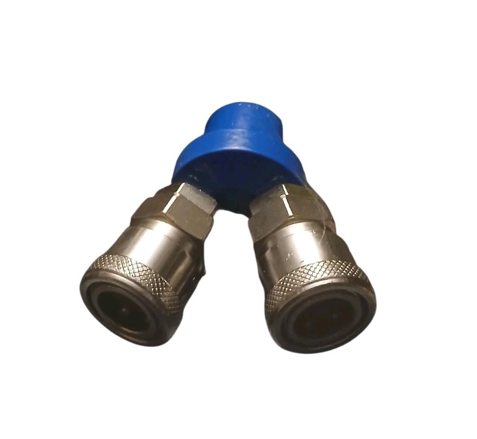 1/4-Inch C-Type Compressed Air Distributor Manifold Splitter Coupler