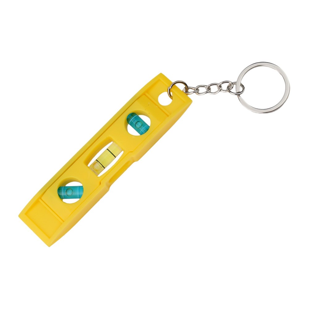 Small Magnetic Level Linear Bubble Level with Keychain for Easy Hanging
