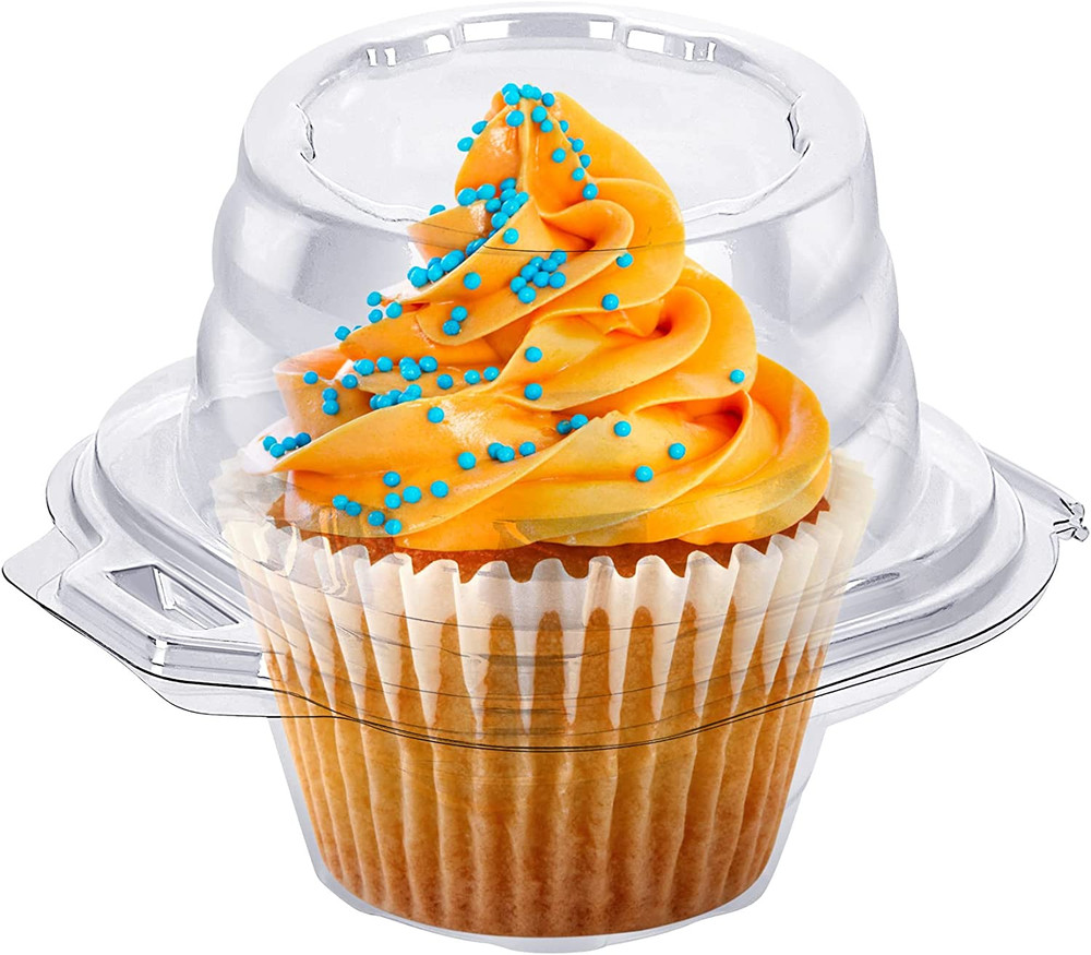 Individual Cupcake Boxes, 50 Pack Regular Single Cupcake Holders
