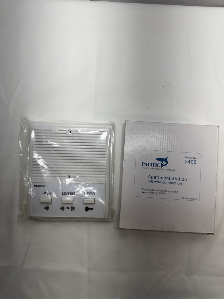 Pacific Apartment Intercom Station 3406 universal replacement  5/6 wired system