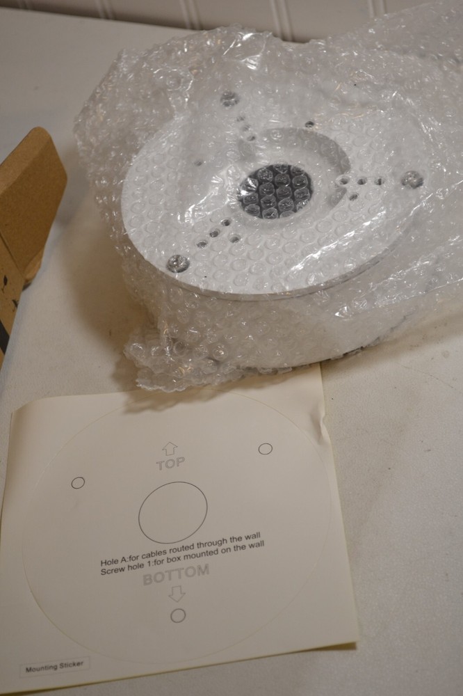 DAHUA WHITE Camera Mount SECURITY DOME CAMERA JUNCTION BOX PFA130-E