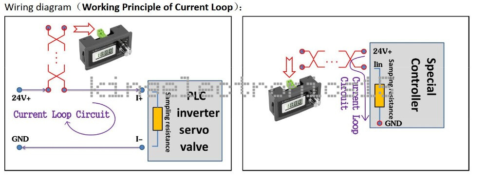 4~20mA PLC Signal Generator Current Transducer Test Two Wire Output