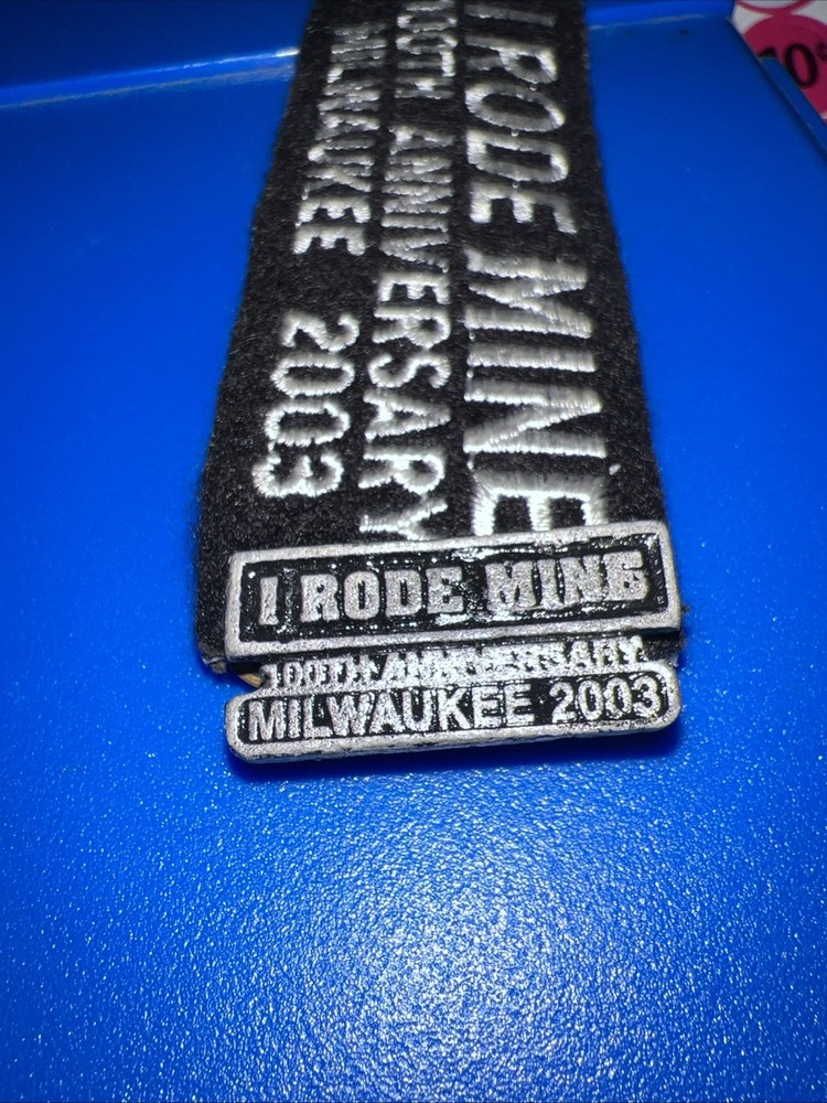 2003 100th anniversary Harley Davidson Patch And Pin