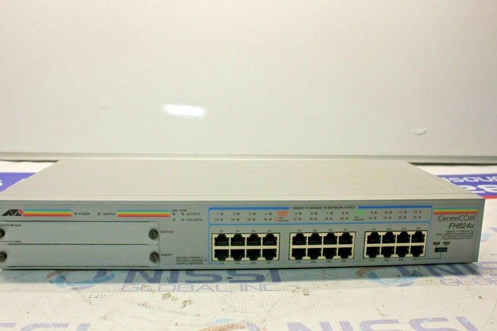 ALLIED TELESIS FH824U DUAL SPEED STACKABLE HUB CCEMTRECOM