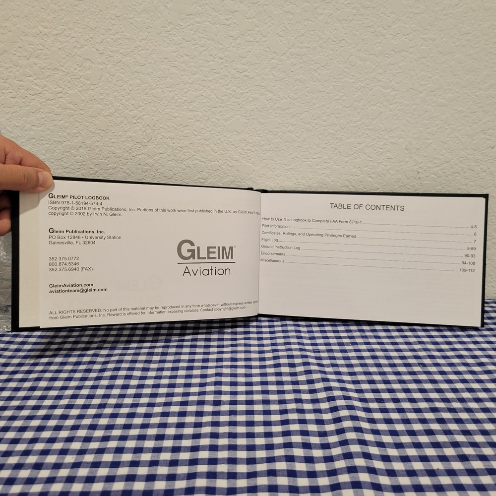 Gleim Pilot Logbook