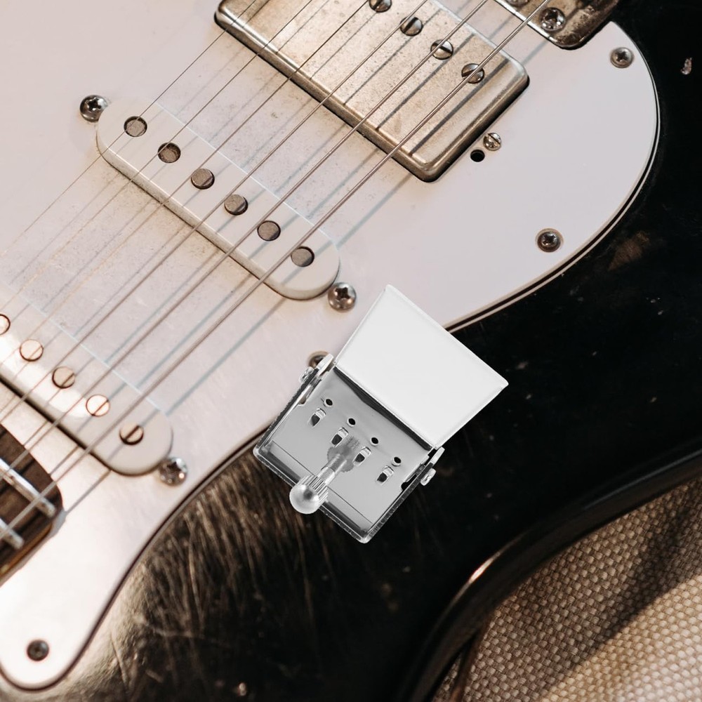 HEALLILY 4 String Banjo Tailpiece Bridge Plate, Alloy Material, Easy Installa...