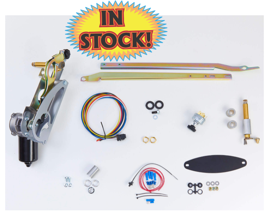 Raingear RG55/6S 1955-56 Chevy Car Hidden Wiper System with 2 Speed Switch