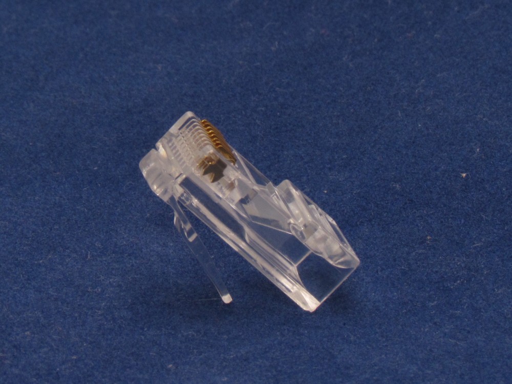 50 X pcs RJ45 Plug Cat5 Modular LAN Network Connector Internet Ethernet Cable 5E
