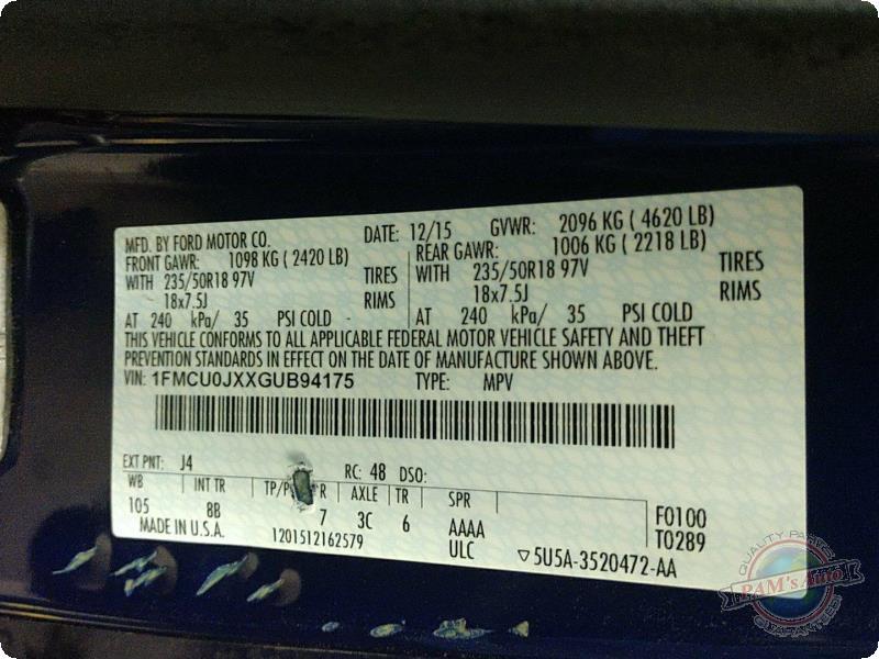 Used A/C Selector Switch fits: 2016 Ford Escape Front automatic temperature cont