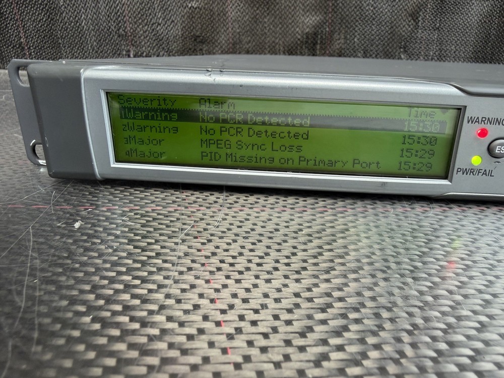 HARMONIC Multifunctional Integrated Receiver Decoder ProView-7100 *Read-Alarms*