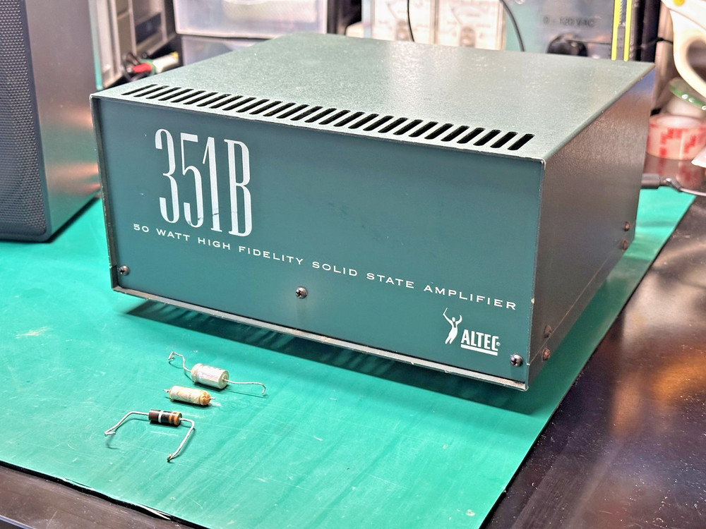 Altec 351B mono amplifier Working - Repaired